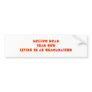BETTER DEADTHAN REDliving in an Obamanation Bumper Stickers
