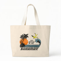 Better in Bahamas Faded Canvas Bag