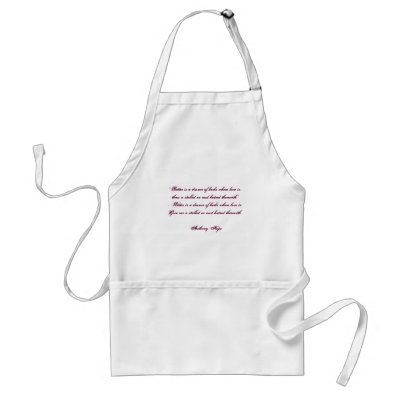 "Better is a dinner of herbs where love is, tha... Apron by Little_Hazel