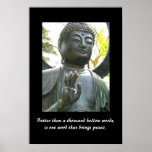 Better than a thousand hollow words Poster posters