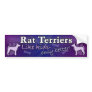 Better than Kids Rat Terrier Bumper Sticker