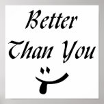 Better Than You Poster