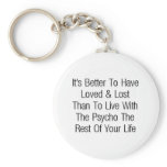 Better  to have loved & lost keychains