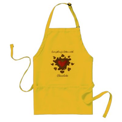 Better with Chocolate Apron by Sensato