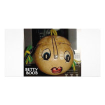 BETTY BOOB PERSONALIZED PHOTO CARD