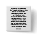 Betty Botter Bitter Butter Better (Tongue Twister)