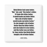 Betty Botter Bitter Butter Better (Tongue Twister)