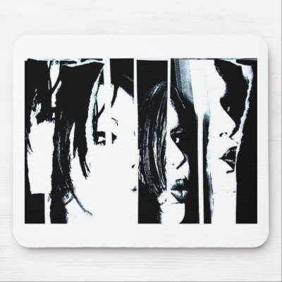 Between The Lines Mouse Pad by whittyart