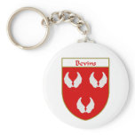 Bevins Coat of Arms/Family Crest Keychains