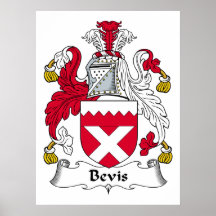 Bevis Family Crest Posters