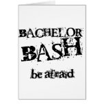 Beware Bachelor Bash cards