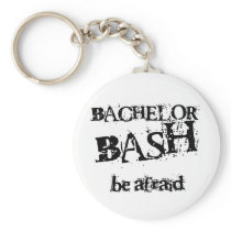 Beware Bachelor Bash Key Chain