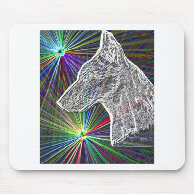 Beware - Dog Mousepad by 4theLoveofArt