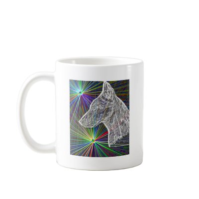 Beware - Dog Mug by 4theLoveofArt