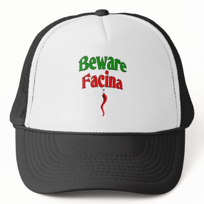 Beware Facina (Evil Eye) Mesh Hat by claybuster