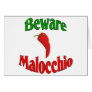 Beware Malocchio (Evil Eye) Cards