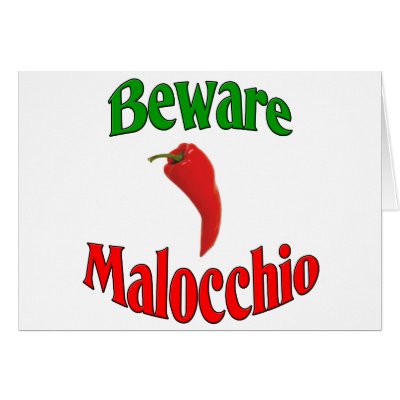Beware Malocchio (Evil Eye) Cards by claybuster
