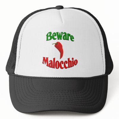 Beware Malocchio (Evil Eye) Hats by claybuster