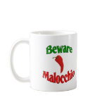 Beware Malocchio (Evil Eye) Mug