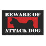 Beware of Attack Dog - Akita Sticker
