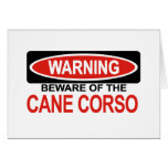 Beware Of Cane Corso Cards