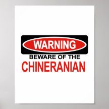 Beware Of Chineranian Posters