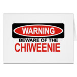 Beware Of Chiweenie Cards