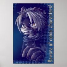 Beware of comic characters! poster
