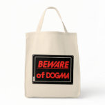 Beware of Dogma Atheist Canvas Bags
