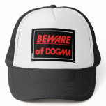 Beware of Dogma Atheist Mesh Hat