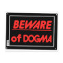Beware of Dogma Atheist Postcards