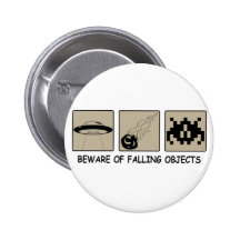 Beware of Falling Objects Button