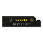 Beware of God! Bumper Stickers