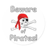 Beware of Pirates Sticker 2