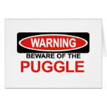 Beware Of Puggle Card
