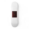 Beware of Roaring Lion Christian Skateboard