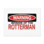 Beware Of Rotterman Postcard