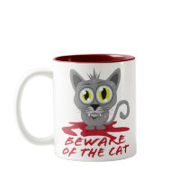 Beware Of The Cat Mug