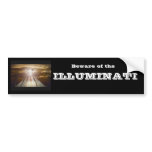 Beware of the ILLUMINATI bumper stickers
