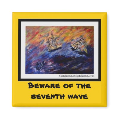 Beware of the seventh wave by Sketchart26