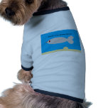 Beware of the Zombie Narwhal Pet Tshirt