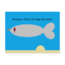 Beware of the Zombie Narwhal Post Card