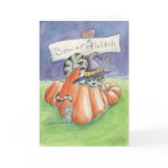 Beware Of Witch Cat Cards