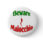 Beware The Malocchio (Evil Eye) buttons