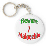 Beware The Malocchio (Evil Eye) Key Chain