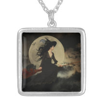 Bewitching Halloween - classic Halloween Witch! Necklace