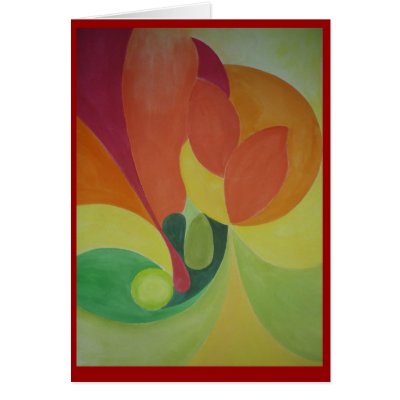 Beyond Reason Greeting Card by JenuArt