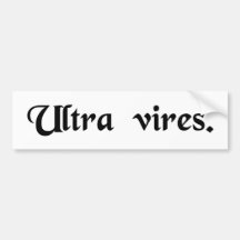 Beyond the powers. bumper sticker