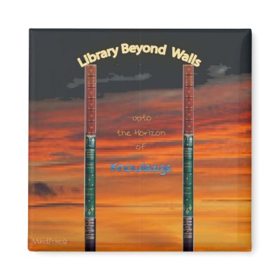 Beyond Walls Refrigerator Magnets by mindprint9