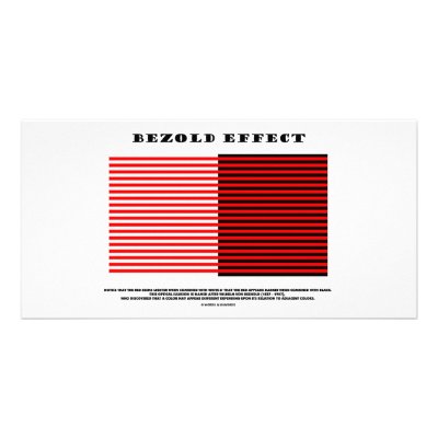 Bezold Effect (Optical Illusion) by wordsunwords